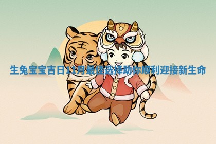 生兔宝宝吉日11月最 ➖ 佳选择助你顺 😺 利迎接新生命